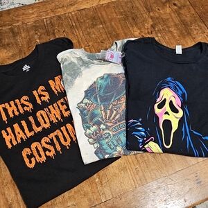 Lot of Halloween Themed Unisex  T Shirts Size S/M